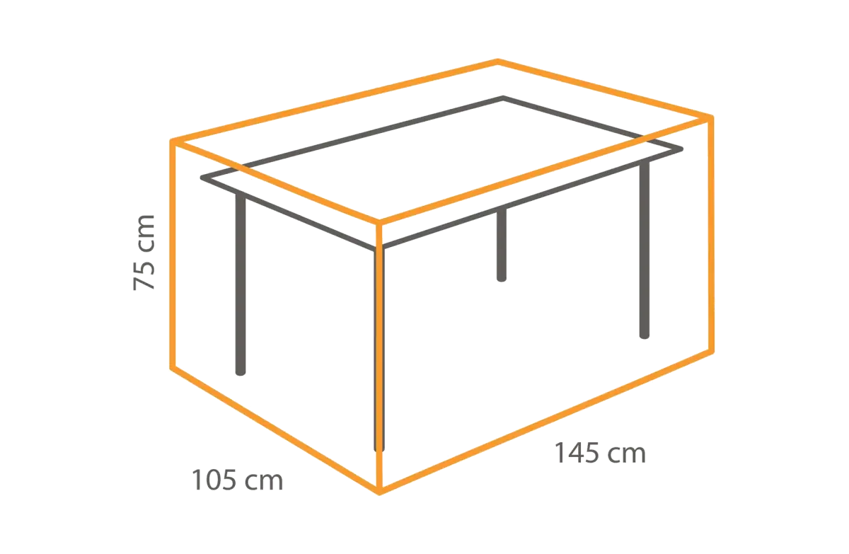 Outdoor Covers Tafel beschermhoes | 145x105x75cm