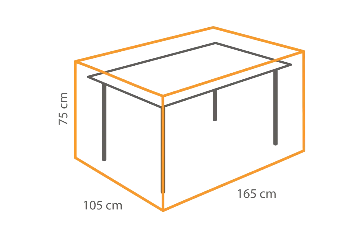Outdoor Covers Tafel beschermhoes | 165x105x75cm