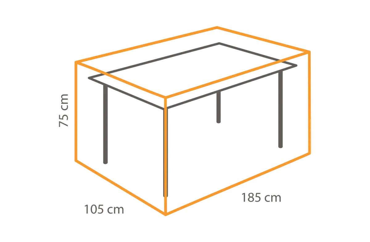 Outdoor Covers Tafel beschermhoes | 185x105x75cm