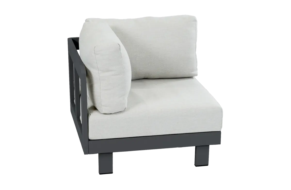 Hoekelement Tulum | Black & Beige