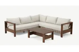 Hoek Loungeset Zambra | 3-delig | Off White | Acacia & Rope | Eurofar