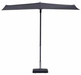 Madison Parasol | Sun Wave | Grey | 270x150cm