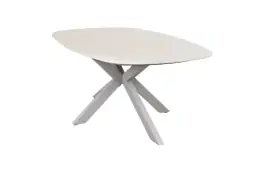 Dining tuintafel Barletta 180x115cm | Sandstone & Camel