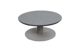 Loungetafel Barletta ø80cm | Desert Pearl & Camel