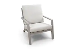 Loungestoel Bezano | Taupe & Champagne | Aluminium 