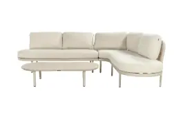 Hoek loungeset Bilbao | 3-delig | Sand | Hartman