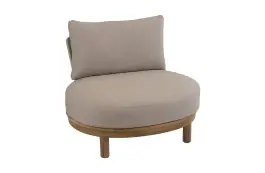 Loungestoel Cancun | Acacia Teaklook & Sand