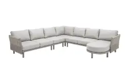 Loungebank Cavallino | 5-Delig | Beige & Camel