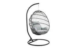 Hang Ei Coco | Grey & Black | Rope & Aluminium 