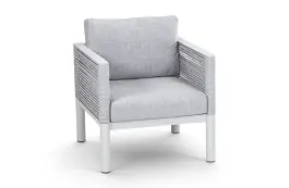 Loungestoel Cuba | Sand | Rope & Aluminium