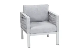 Loungestoel Cuba | Sand | Rope & Aluminium