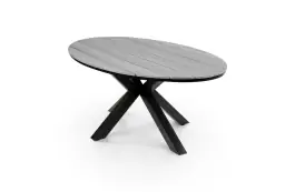 Ovale tuintafel Cyprus 220cm | Grey | Polywood & Aluminium