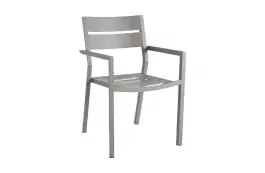 Stapelbare tuinstoel Delia | Khaki | Aluminium | Brafab