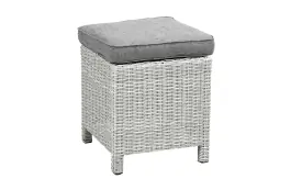 Hocker Dublin 40x40cm | Mystic Grey | Wicker