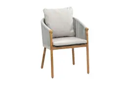 Dining tuinstoel Es Vedra | Teakhout & Cream