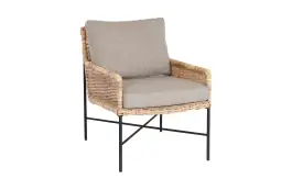 Loungestoel Estoril | Black & Beige