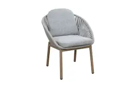 Dining tuinstoel Faro | Wood look & Stone | Rope