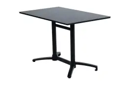 Inklapbare terrastafel Gent 120x70cm | Black