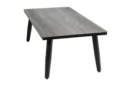 Bijzettafel Mykonos 105x58cm | Grey | Aluminium & Kunststof | Normin