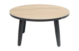 Bijzettafel Mykonos ø73cm | Wood | Aluminium & Kunststof | Normin