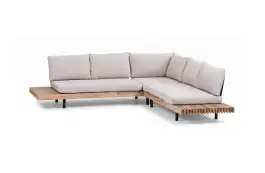 Hoek Loungeset Lissabon | Acacia Teaklook & Sand