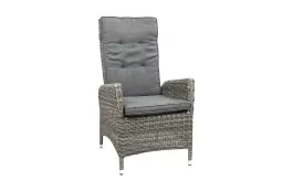 Verstelbare tuinstoel Kos | Ash Grey | Wicker