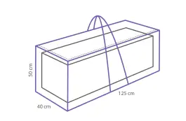 Outdoor Covers Kussen opbergtas | 125x40x50cm