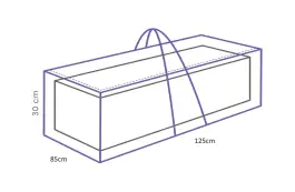Outdoor Covers Pallet kussentas | 125x85x30