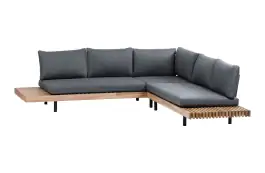 Hoek Loungeset Lissabon Acacia Teaklook & Antraciet