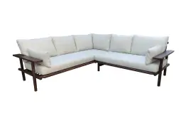 Hoek Loungebank Laruna | Acacia en Sand | Eurofar