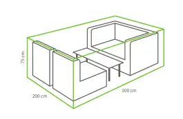 Outdoor Covers Loungeset beschermhoes | 300x200x75cm