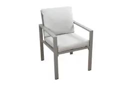 Dining tuinstoel Lumo | Beige/Camel | Aluminium & Rope