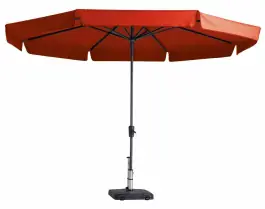 Madison Parasol | Syros Luxe Round | Brick Red | ∅350cm