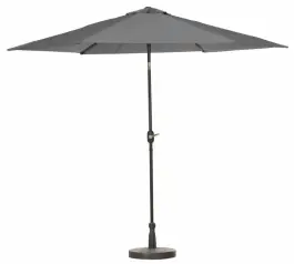 Madison Parasol | Tenerife Round | Grey | ∅300cm