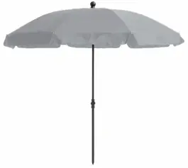 Madison Parasol | Las Palmas Round | Grey | ∅200cm
