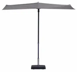 Madison Parasol | Sun Wave | Light Grey | 270x150cm