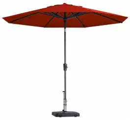 Madison Parasol | Paros Luxe Round | Brick Red | ∅300cm