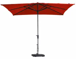 Madison Parasol | Syros Luxe Square | Brick Red | 280x280cm