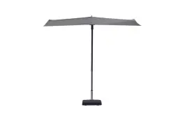 Madison Parasol | Sun Wave | Light Grey | 270x150cm