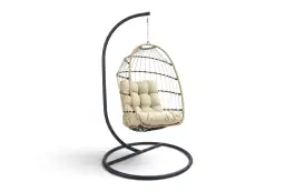 Hang Ei Malta | Sand & Black | Rope & Aluminium