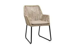 Dining tuinstoel Mona | Sand | Rope 