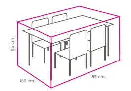 Outdoor Covers Tuinset beschermhoes | 185x180x95cm