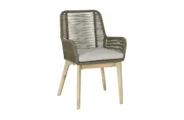 Dining tuinstoel Paduga | Groen | Rope