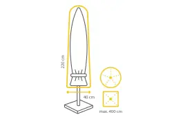 Outdoor Covers Parasol beschermhoes | 220x40cm