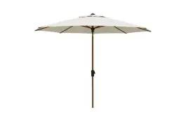 Madison Parasol | Lisbon | Champagne & Teak | Ø300cm