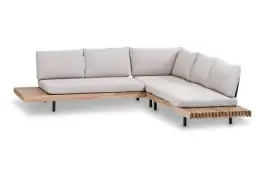 Hoek Loungeset Lissabon | Acacia Teaklook & Sand
