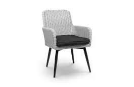 Dining tuinstoel Pisa | White | Wicker