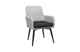 Dining tuinstoel Pisa | White | Wicker