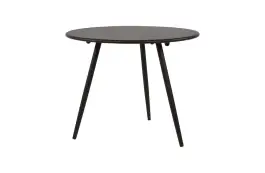 Bijzettafel Rafael ø45cm | Black | Metaal | Lesli Living