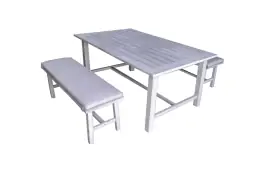 Tuinset Ravello | 3-delig | Fossil Grey | Acacia | Eurofar